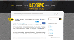 Desktop Screenshot of infocrime.com.br