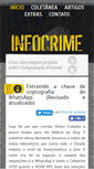 Mobile Screenshot of infocrime.com.br