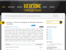 Tablet Screenshot of infocrime.com.br